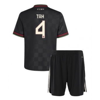 Billige Fotballdrakt Bayern Munich Jonathan Tah #4 Replika Tredjedraktsett Barn 2025-26 Kortermet (med bukser)